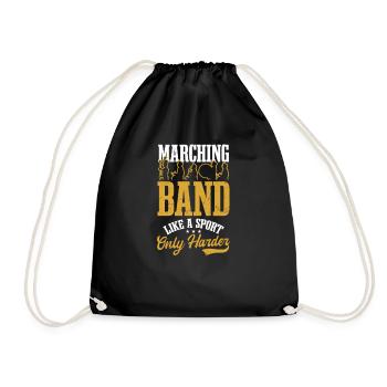 L’uniforme de fanfare comme le sport n’est que plus dur - Sac de sport léger - noir - Devant