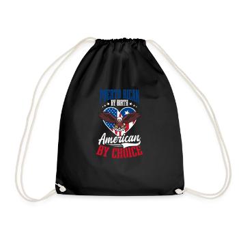 Portoricain traditionnel par naissance par choix - Sac de sport léger - noir - Devant