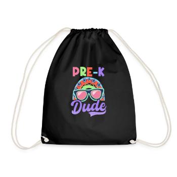 Premier jour d’école Pre-K Dude - Sac de sport léger - noir - Devant