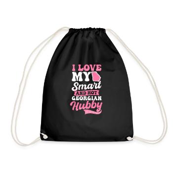 Georgia Peach Aime mon Smart Hot Hubby - Sac de sport léger - noir - Devant