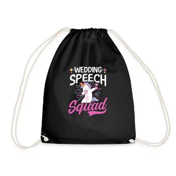Conférencier Wedding Speech Squad - Sac de sport léger - noir - Devant