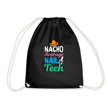 Nail Tech Nacho Moyenne Nail Tech Cinco De Mayo - Sac de sport léger - noir - Devant