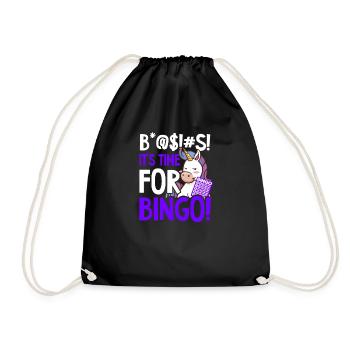 Bingo Queen B*@$!#s Il est temps pour le Bingo - Sac de sport léger - noir - Devant