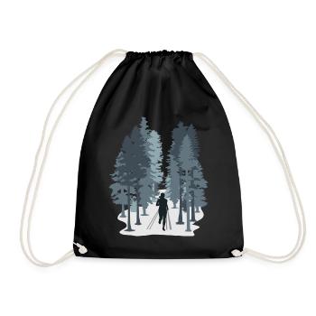Courir, Coureur, Femme en trail - Sac de sport léger - noir - Devant