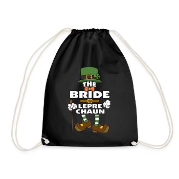 The Bride Leprechaun St Patrick's Day - Turnbeutel - Schwarz - Vorne