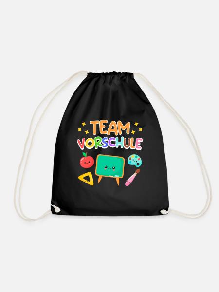 Vorschule Team Vorschüler Vorschulkinder - Turnbeutel - Schwarz