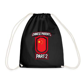 Best Parenting Chinese Parents Part 2 - Drawstring Bag - black - Front