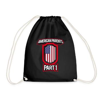 Best Parenting American Parents Part 1 - Drawstring Bag - black - Front