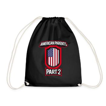 Best Parenting American Parents Part 2 - Drawstring Bag - black - Front