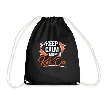 Koi Fish Japonais - Sac de sport léger - noir - Devant
