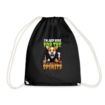 Le barman d’Halloween juste ici pour les spiritueux - Sac de sport léger - noir - Devant