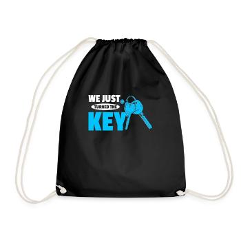 New Homeowner Homeowner Homeowner - Drawstring Bag - black - Front
