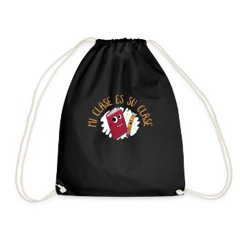 Spanish Teacher Maestra Bilingual Teacher - Drawstring Bag - black - Front