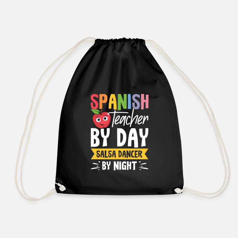 Spanischlehrerin Maestra Bilinguale Lehrerin - Turnbeutel - Schwarz