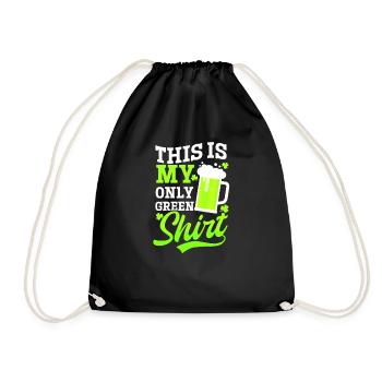 Drôle de St Patricks Day c’est ma seule tenue verte - Sac de sport léger - noir - Devant