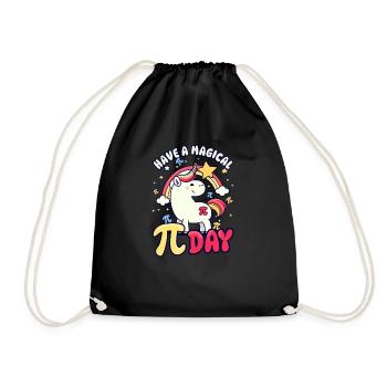 Pi Day Passez une journée Pi magique - Sac de sport léger - noir - Devant