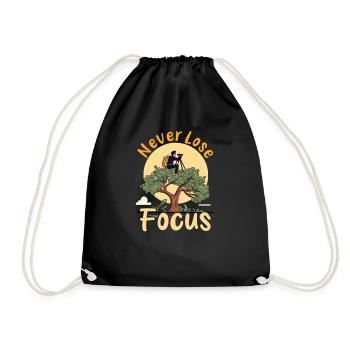 Focus sur la photographie - Sac de sport léger - noir - Devant