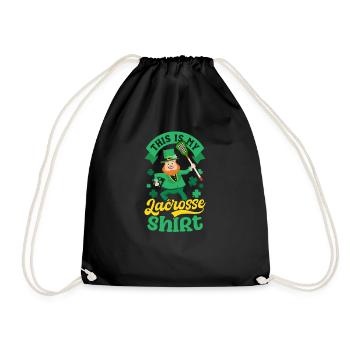 Crosse Saint-Patrick ma tenue de crosse porte-bonheur - Sac de sport léger - noir - Devant