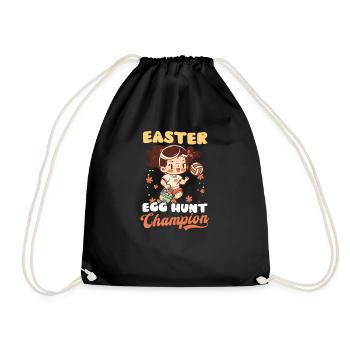 Champion de la chasse aux œufs de Pâques de volley-ball - Sac de sport léger - noir - Devant