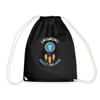 Une infirmière anesthésiste fait de beaux rêves - Sac de sport léger - noir - Devant
