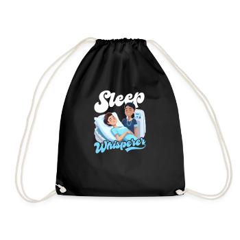 Anesthesia Nurse Sleep Whisperer - Drawstring Bag - black - Front