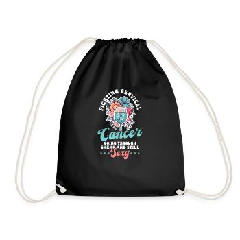 La sensibilisation au cancer du col de l’utérus par la chimiothérapie est toujours sexy - Sac de sport léger - noir - Devant