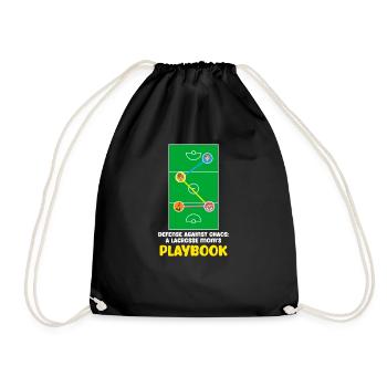 La défense de la maman de crosse contre le chaos : le jeu d’une maman - Sac de sport léger - noir - Devant