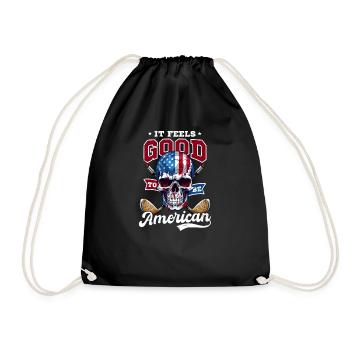 4 juillet Golf Feels Good Be American - Sac de sport léger - noir - Devant