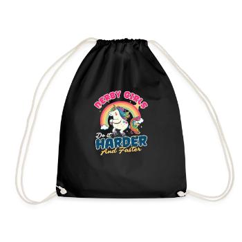 Roller Derby : faites-le plus fort et plus vite - Sac de sport léger - noir - Devant