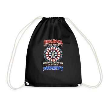 Le bouddhiste patriotique trouve la liberté à chaque instant - Sac de sport léger - noir - Devant