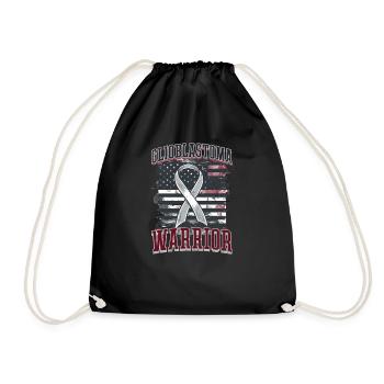 Glioblastoma Awareness Glioblastoma Awareness - Drawstring Bag - black - Front