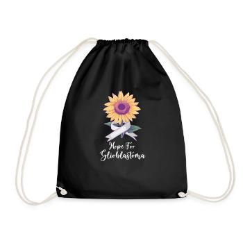 Glioblastoma Awareness Hope for Glioblastoma - Drawstring Bag - black - Front