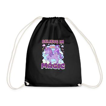 Fibrose kystique : Croyez en la magie - Sac de sport léger - noir - Devant