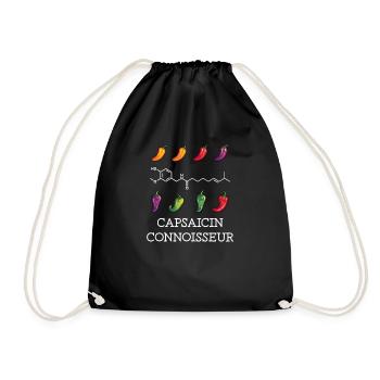 Aficionado de la sauce piquante Capsaicin Connoisseur - Sac de sport léger - noir - Devant
