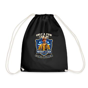4 juillet Mineur de charbon Seuls quelques-uns font ce que je peux - Sac de sport léger - noir - Devant