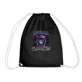 Chat Astronaute Astral Catventure - Sac de sport léger - noir - Devant