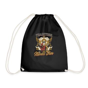 Orthodox Tradition Never Dies - Drawstring Bag - black - Front