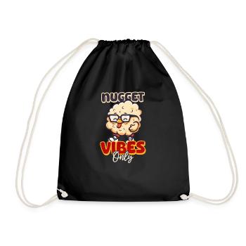 Nugget de poulet Nugget Vibes uniquement - Sac de sport léger - noir - Devant