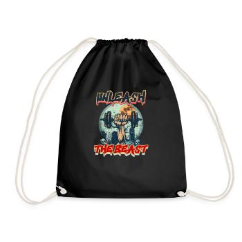 Pré-entraînement Libérez la bête - Sac de sport léger - noir - Devant