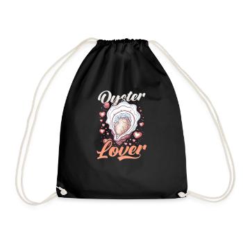 Oyster Oyster Lover - Drawstring Bag - black - Front