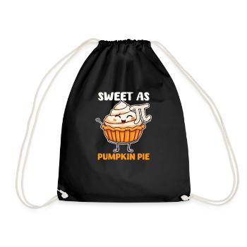Tarte à la citrouille douce comme la citrouille Pi - Sac de sport léger - noir - Devant