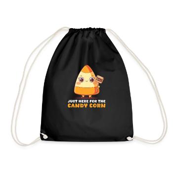 Candy Corn nur für den Candy Corn - Turnbeutel - Schwarz - Vorne