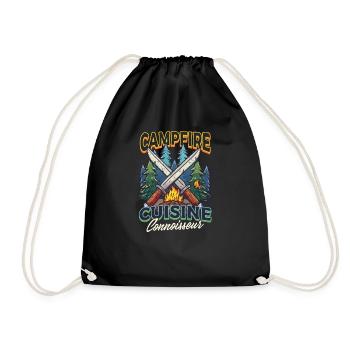 Camp Chef Campfire Cuisine Connoisseur - Drawstring Bag - black - Front