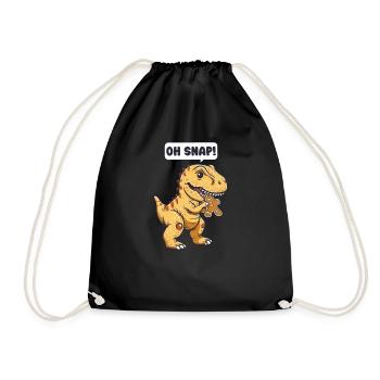 Snap de Noël dinosaure ! - Sac de sport léger - noir - Devant