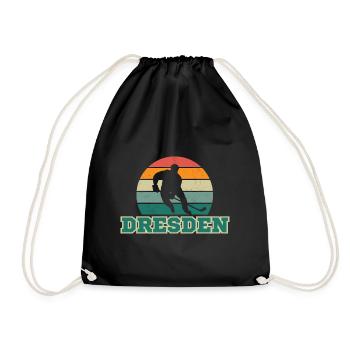 Dresde, ma ville ! - Sac de sport léger - noir - Devant