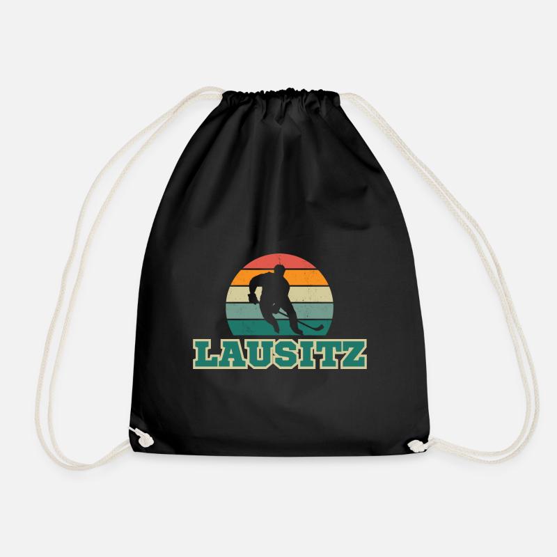 Lausitz, meine Stadt! - Turnbeutel - Schwarz