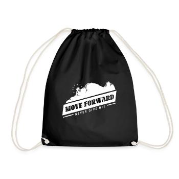 DLM MOVE FWD W1U - Drawstring Bag - black - Front