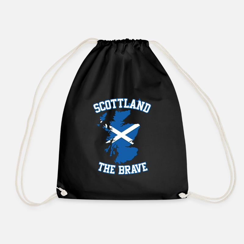 Die Mutigen Schotten aus Schottland - Turnbeutel - Schwarz