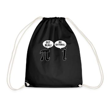 Maths drôles sort scientifique idée de cadeau - Sac de sport léger - noir - Devant