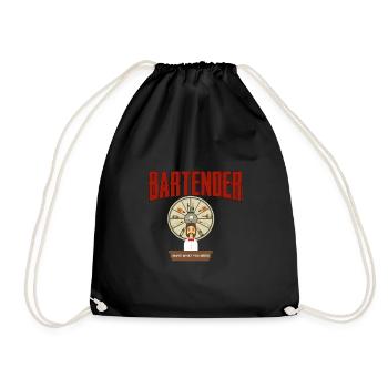 Barman - Barman - Bar - Sac de sport léger - noir - Devant